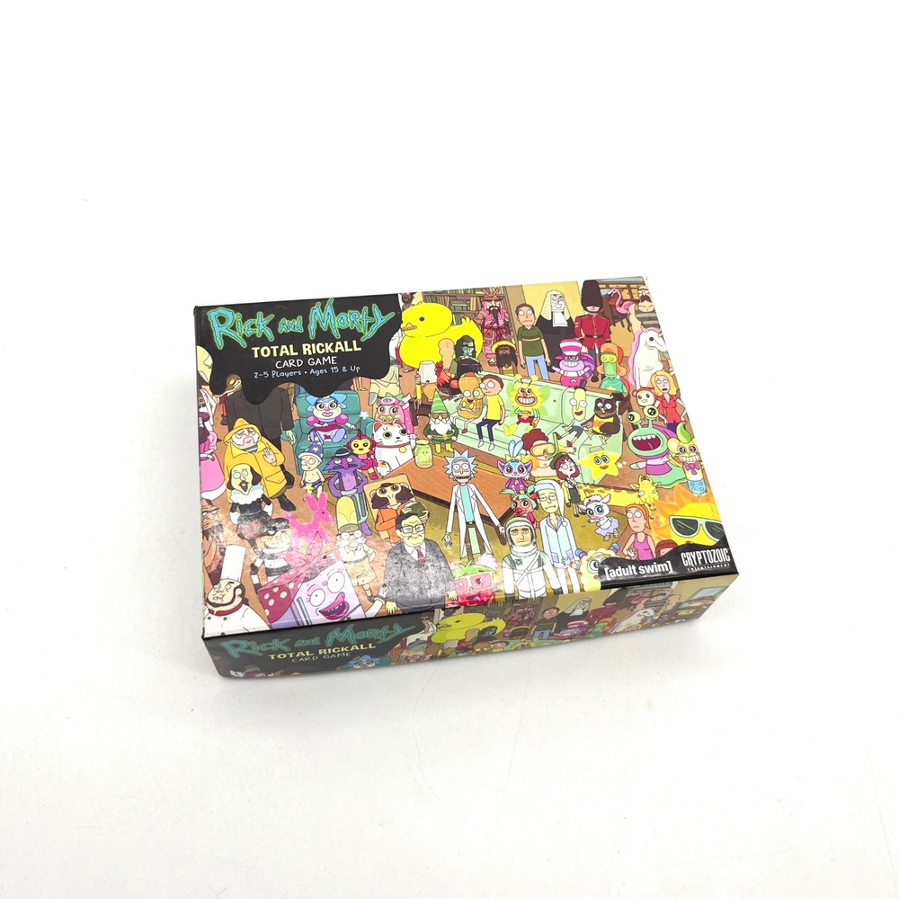 Rick and Morty‎ Total Rickall Card Game Cryptozoic Adult Swim Strategy Game
